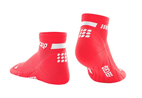 Cep Men’s Ankle Running Socks 4.0 | Performance Low Cut Compression Sock, Pink, Men, Iv #TOP3