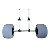 [Estructura duradera]: materiales compuestos reforzados, almohadillas de cuerpo de elastómero con unión térmica y ejes reforzados con acero inoxidable, inoxidable, están hechos de polímero de ingeniería no corrosivo y eje reforzado de acero inoxidable.