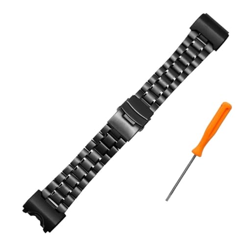 Bracelet montre acier inoxydable noir pour G-SHOCK GWG-1000
