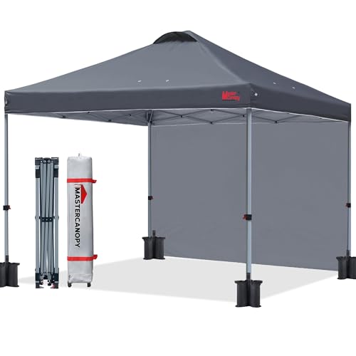 MASTERCANOPY 2,5 x 2,5 m Pop-up-Pavillon Faltpavillon Festzelt mit Entlüftung & 1...