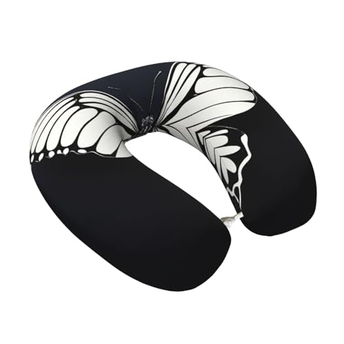 Almohada U Espuma viscoelástica 30 cm x 25 cm Negra miniatura 2