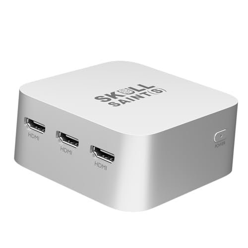 Image of SKULLSAINTS Rudra Mini PC, 13th Gen N150, WiFi 6, BT5.2, HDMI 4K@60Hz 3 Screen Display, Dual Ethernet Ports, Win 11 Pro (13th Gen N150, 16+512)