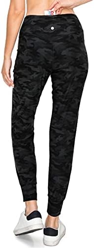 Leggings sportivi in DryMove™ con tasche - Verde kaki chiaro - DONNA