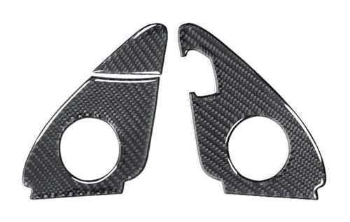 Cache haut-parleur d'aigus Q5 en vraie fibre de carbone style sport