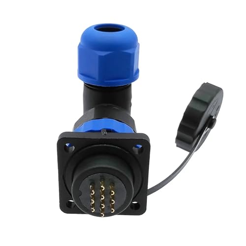 Conector impermeable IP68 SP20 angular de 90 grados para proteger conexiones eléctricas 3