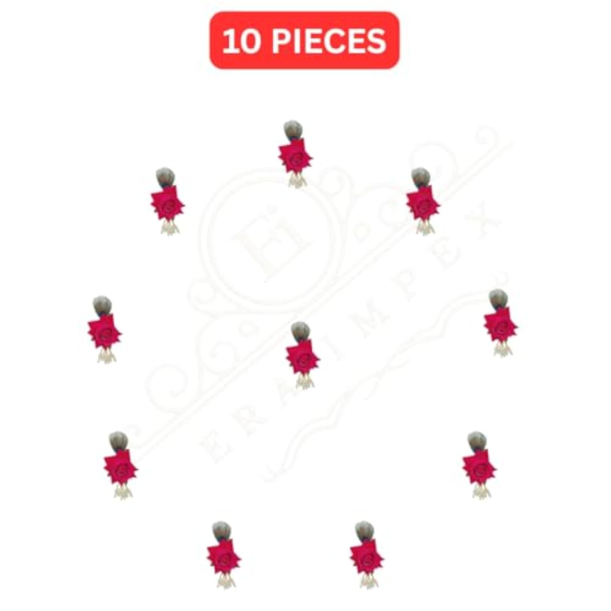 Premium Rose Flower Brooch for Traditional Wear