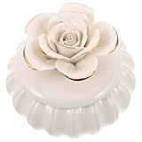 Élégance dorée : ce coffret à bijoux pour boucles d'oreilles est orné de détails délicats, apportant une touche luxueuse qui rehausse le charme de cet organisateur de bijoux vintage décoratif