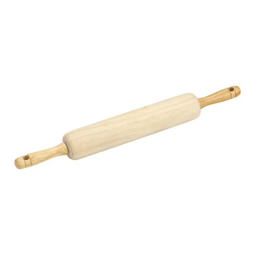 Rolo de massa Goodcook 05717000817 Good Cook Classic Wood Rolling Pin, 1,23830