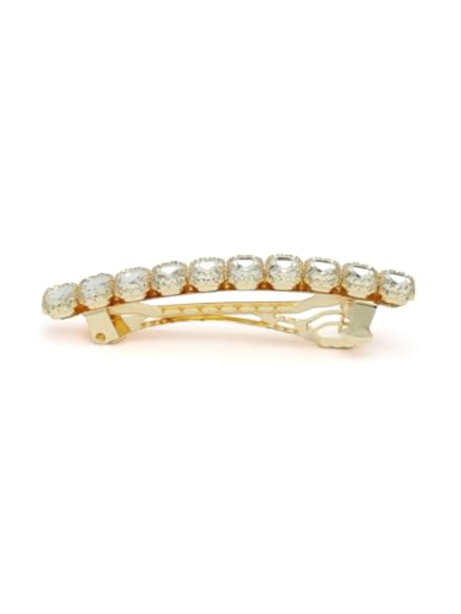 Stone Metal Clip Back Clip, Elegant Hair Accessory