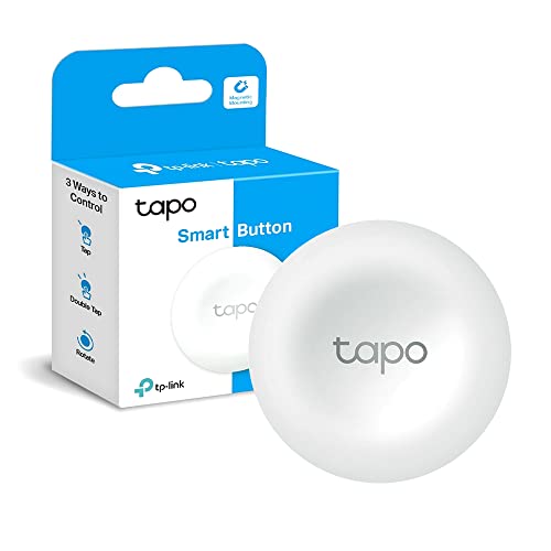 Tapo S200B Pulsante Intelligente Smart Button, Azioni Intelligenti, Controlla i Dispositivi Intelligenti con Il Pulsante, Allarme con Un Clic, Lunga Durata della Batteria, Hub Obbligatorio