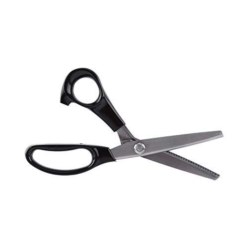 Zerodis Pinking Shears Fabric Decorative Pinking Shears Scissors Clipper Professional Stainless Steel Dressmaking Sewing Craft Scissors(3mm) - Image 2