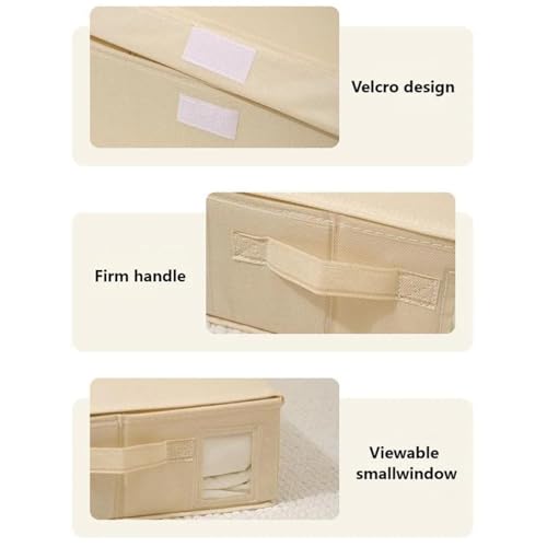 Boîte de rangement pliable pour linge de lit et vêtements gain de place