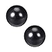 Tool parts 2Pcs Thermoset Ball Knob M6 Female Threaded Machine Handle 20mm Diameter Black