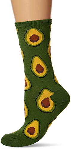 Toy Zany Chaussettesmith Avocado Womens Parrot Vert Crew Chaussettes