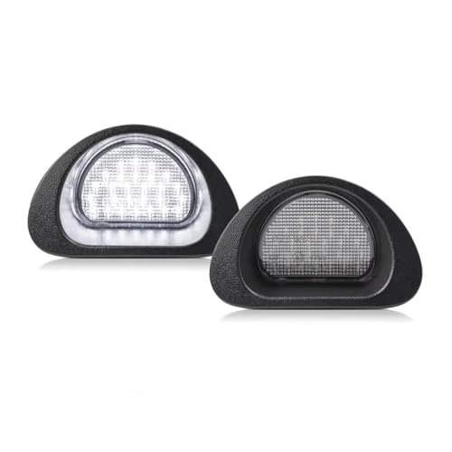 Luz LED para placa matrícula blanca que elimina el fallo de bombilla fundida en Peugeot 107 y C1