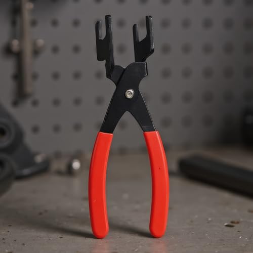Outil d'extraction pour collier de serrage grippé de climatisation automobile