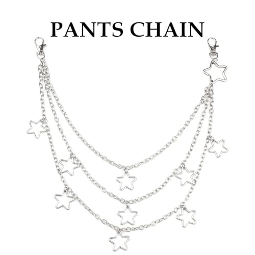 Studded Belt Studded Bracelet Pants Chain for Men Women – Y2K Emo Accessories Goth Punk Accessories Aesthetic Belt Set for Jeans Skirt Outfit4