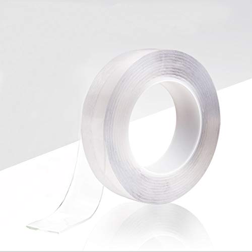 Multipurpose Double Sided Tape, Washable and Reusable Nano Tape, Transparent Tape, Strong Adhesive Tape (10FT/3M)