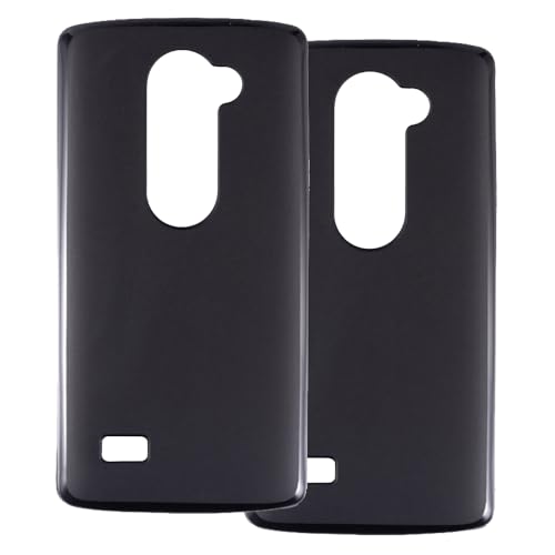 UOGNADGD 2-Pack TPU Case Compatible with LG Leon 3G C40 Phone Cover - Shockproof Flexible Protective Accessories with Precise Cutouts (Black)