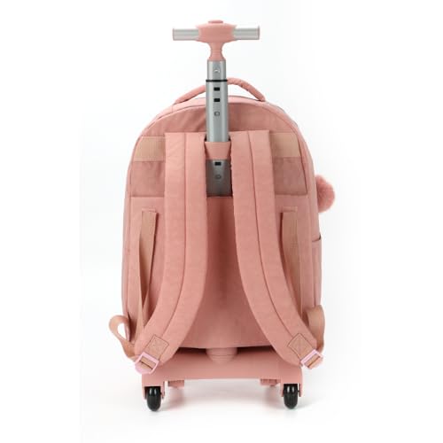 Mochila com Rodinha, Up4you, Crinkle, G, Nude