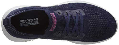 Tênis Go Run Mojo 2.0-Tinker, SKECHERS, Feminino, Azul Escuro/ Rosa, 34