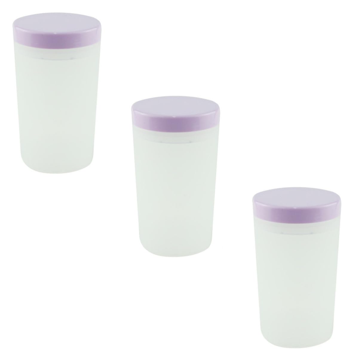 3pcs Nail Brush Wash Cup Holder for Gel Brush Cleaning