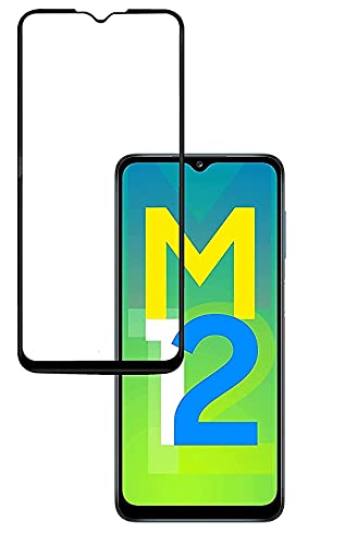 Image of DD SON Tempered Glass Screen Protector Compatible for Samsung Galaxy F12 / M12 / Samsung Galaxy A12 (2021) (11D) with Edge to Edge Coverage and Easy Installation kit,Black