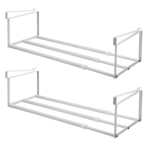 2 Pcs Expandable Shoe Rack Organizer, Hanging Shoe Shelf Under