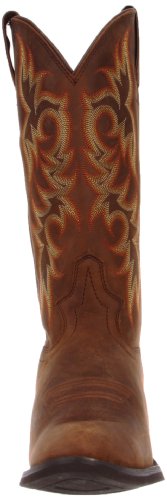 Justin Boots Men\'s Stampede Collection 13\" Western Boot Medium Round Toe,Sorrel Appache,10 EE US