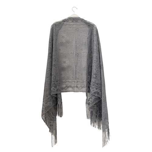 Soft Lace Shawls and Wraps for Evening Dresses Silky Scarves Pashmina for Wedding Bridesmaid Party4