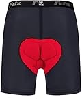 Cintura elástica: forrados con una banda elástica en la cintura, estos pantalones cortos de ciclismo para hombre se mantienen en su lugar independientemente de tu estilo de conducción y posición. Además, la banda de la cintura no se clava en la piel y mantiene un ajuste y estilo adecuados