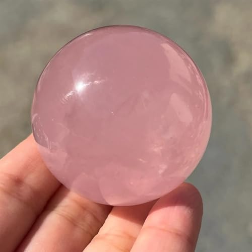 Esfera de cristal cuarzo rosa ornamental MDBJTCYZN bola decorativa mesa 600g 5