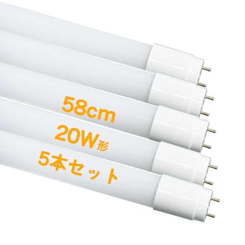 LEDu 20W` Lp320  58cm 5{ AC85V?265V SMD`bv FL20 O[Hsv EMCΉ PLی F 6500K |J[ yʁuA-M-PKFSx5v