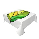 Design carré élégant : mesurant 152,4 x 152,4 cm, cette nappe s'adapte à la plupart des tables carrées standard et dispose d'un motif élégant qui ajoute de la sophistication à n'importe quelle salle à manger