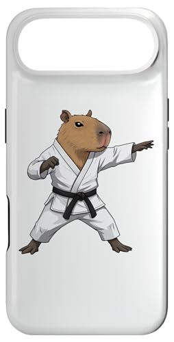 Funny Capybara doing Karate Samurai Ninja Capybara �X�}�z�P�[�X iPhone Air �p
