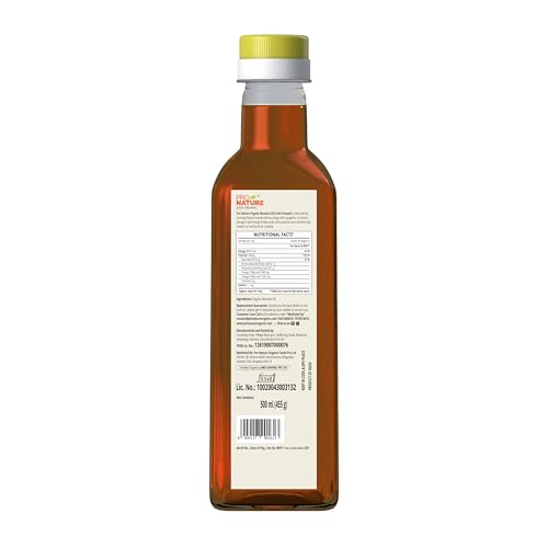 Image of Pro Nature 100% Organic Mustard Oil, 500ml (Pack of 2)