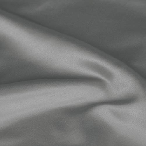 Taies d oreiller en satin gris pour protéger vos boucles