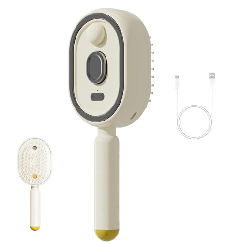 Brosse à cheveux à vapeur pour éliminer les frisottis et réparer les pointes sèches