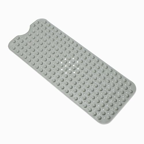Amazon Basics Tapis de bain antidérapant avec ventouses pour baignoire et douche, 40