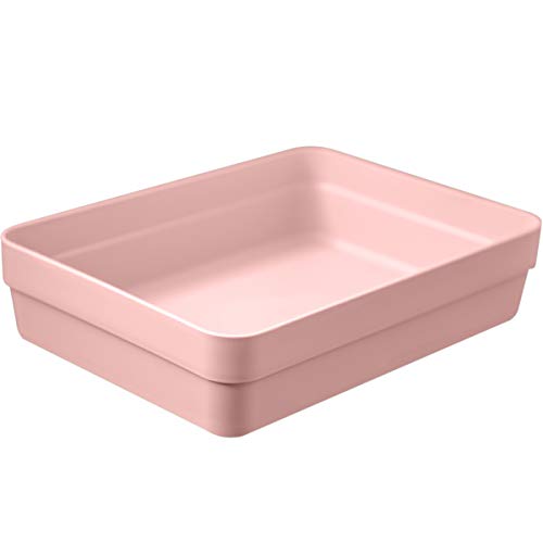 Organizador De Gaveta Ou Organizador De Maquiagem Multiuso G Rosa Quartzo