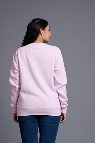Image of Go Devil Stylish Trendy Regular Fit 100% Cotton Sweatshirt with Round /Crew Neck Full Sleeves, Casual Printed Winter Wear for Women /Girls