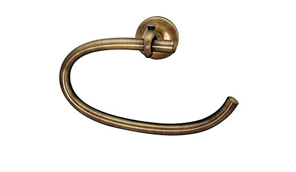 Toallero de Anilla pequeña para Pegar latón Envejecido Bolero Manillons Torrent