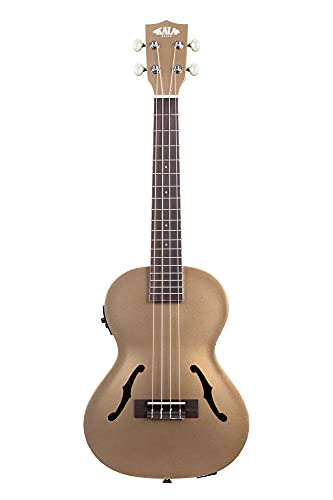 Kala KA-JTE-KZGD-CASE – Ukulélé Ténor électroacoustique + étui - Les Beatles, Paul McCartney, John Lennon, RIngo Starr, George Harrison Kala KA-JTE-KZGD-CASE - Ukulélé Ténor électroacoustique + étui
