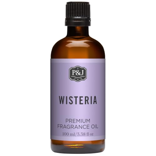 Image of P&J Trading - Wisteria Scented Oil 100ml - Fragrance Oil for Candle Making, Soap Making, Diffuser Oil