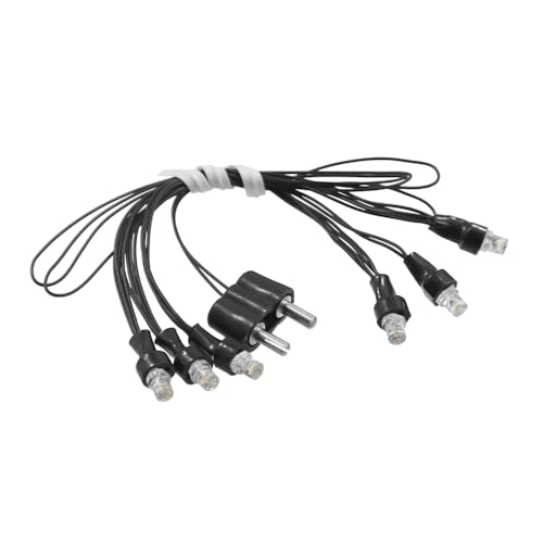 WITTKOWARE Zubehör zur Krippen-/Puppenstuben-Elektrifizierung (6er LED-Lichterkette, 3,5V, Schwarz, Stecker, EIN-AUS) WITTKOWARE Zubehör zur Krippen-/Puppenstuben-Elektrifizierung (6er LED-Lichterkette, 3,5V, Schwarz, Stecker, EIN-AUS)