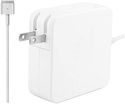 Becker TM MacBook Air Charger, 45w Power Adapter MagSafe 2 (T) Style Connector - Superior Heat Control - Replacement Charger Apple Mac Book Air T-Tip, Retina 11 inch - 13 inch, White