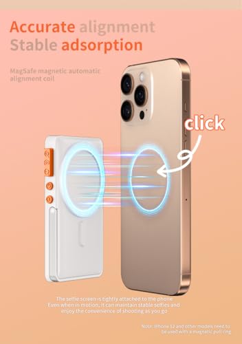Image of Yantralay Magnetic Vlog Selfie Monitor with Stand - 1080P HD Wireless Phone Display for iPhone & Android, Perfect for Live Streaming & Vlogging
