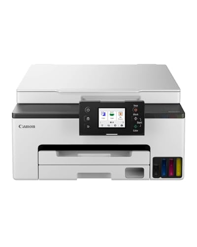 Canon MAXIFY GX1050 Imprimante A4 Couleur pour la Maison et Le Bureau | Imprimante, Copieur et Scanner Jet d'encre MegaTank Tout-en-Un, sans Fil | Connectivité Wi-FI, Ethernet et USB