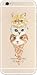 iPhone 6 Plus Case, DECO FAIRY® Protective Case Bumper[Scratch-Resistant] [Perfect Fit] Translucent Silicone Clear Case Gel Cover for Apple iPhone (cat icecream for iPhone 6 Plus)