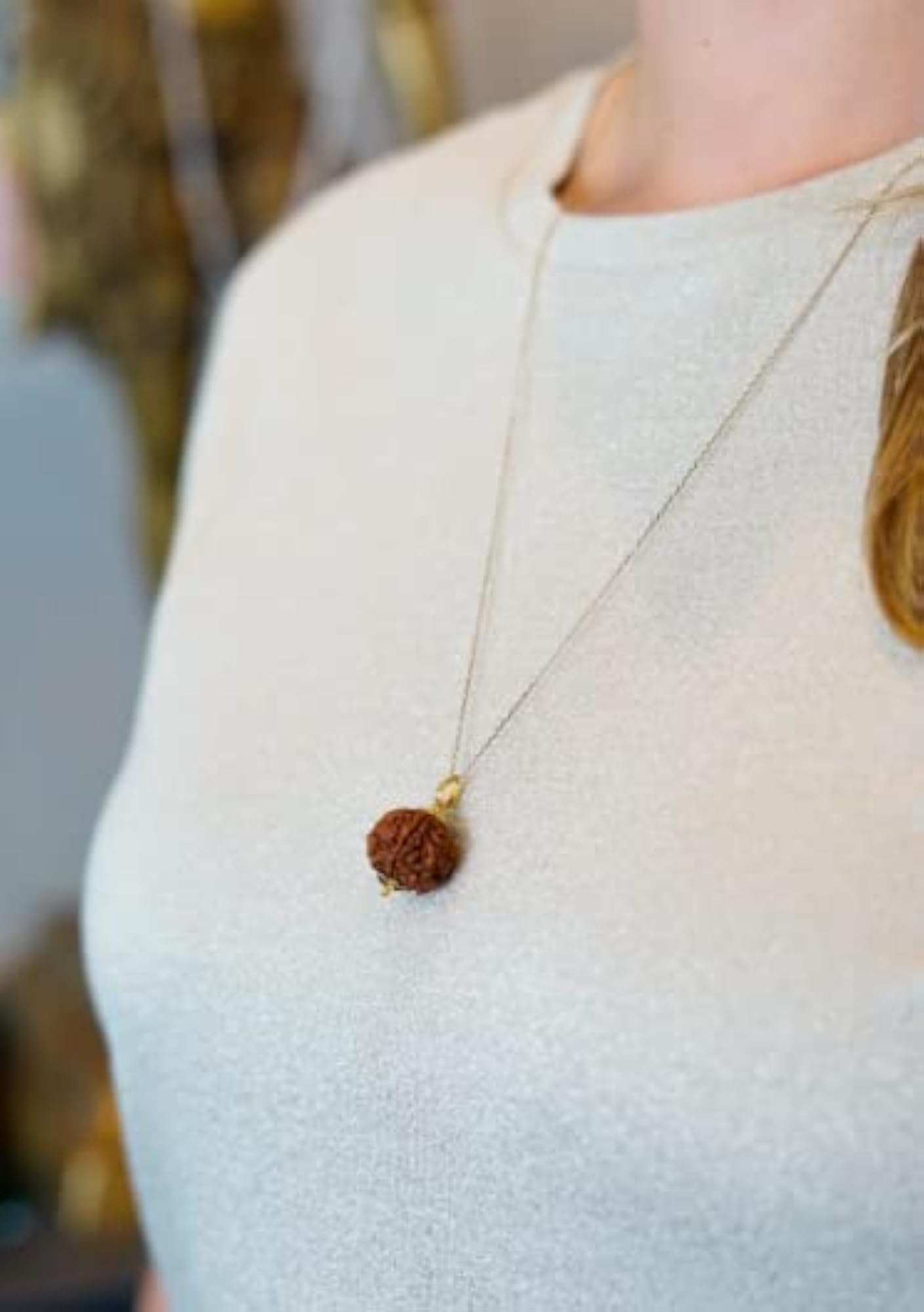 15 Mukhi Rudraksha Pendant, Certified Nepal Original